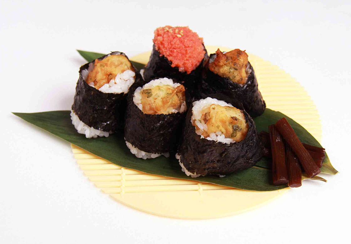 天馬の天むす・明太子・鶏天セット 5個入り 648円(税込)